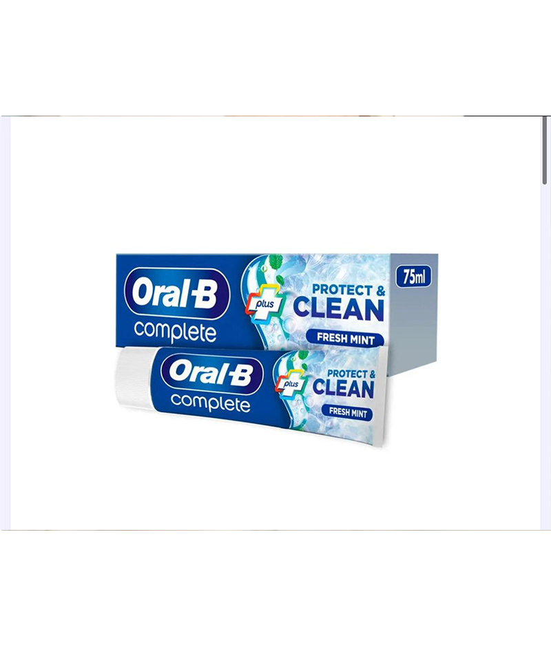 خمیردندان اورال-بی مدل COMPLETE PROTECT & CLEAN PLUS حجم75گرم